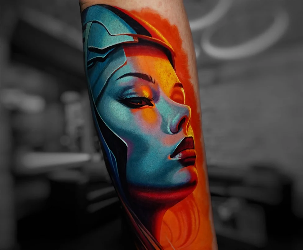 Colored Realism Tattoo